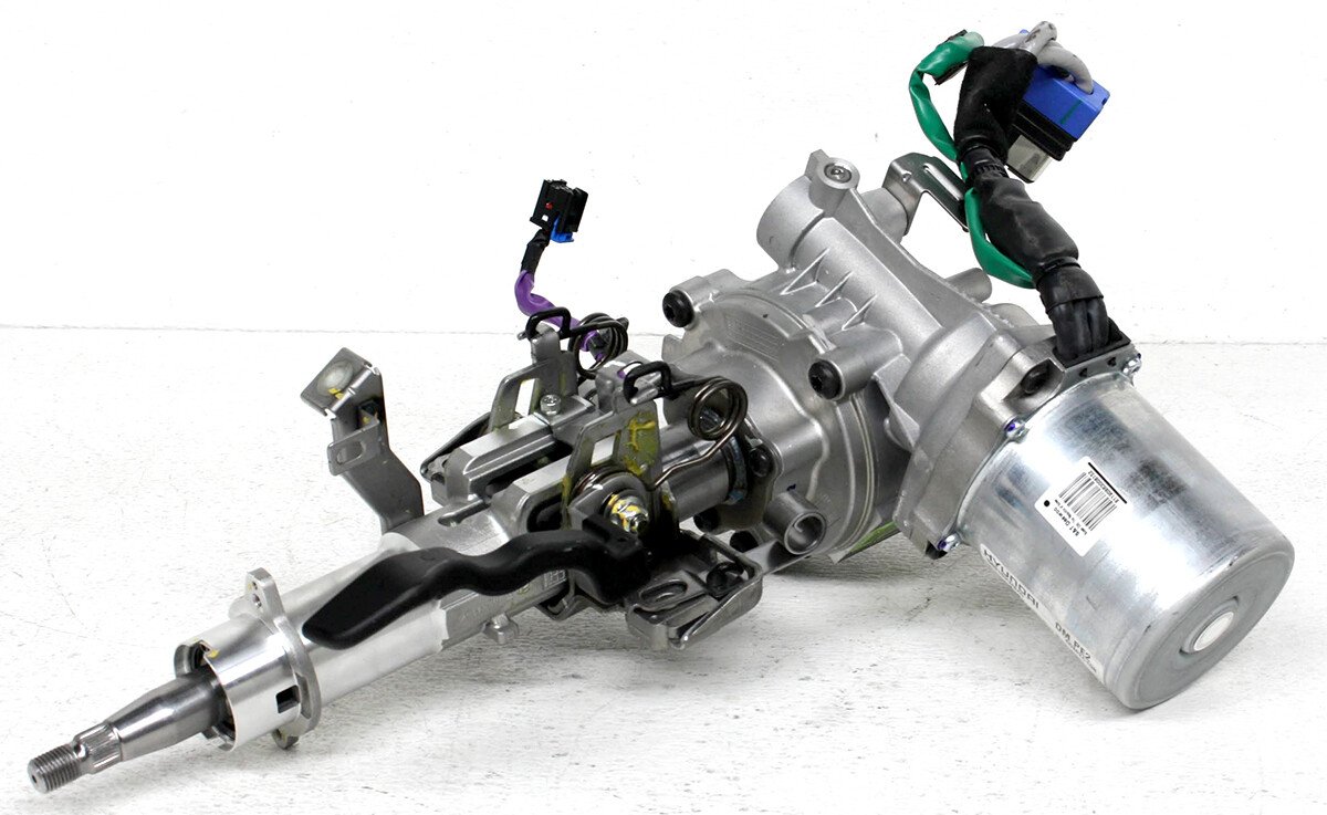 Used OEM steering column assembly